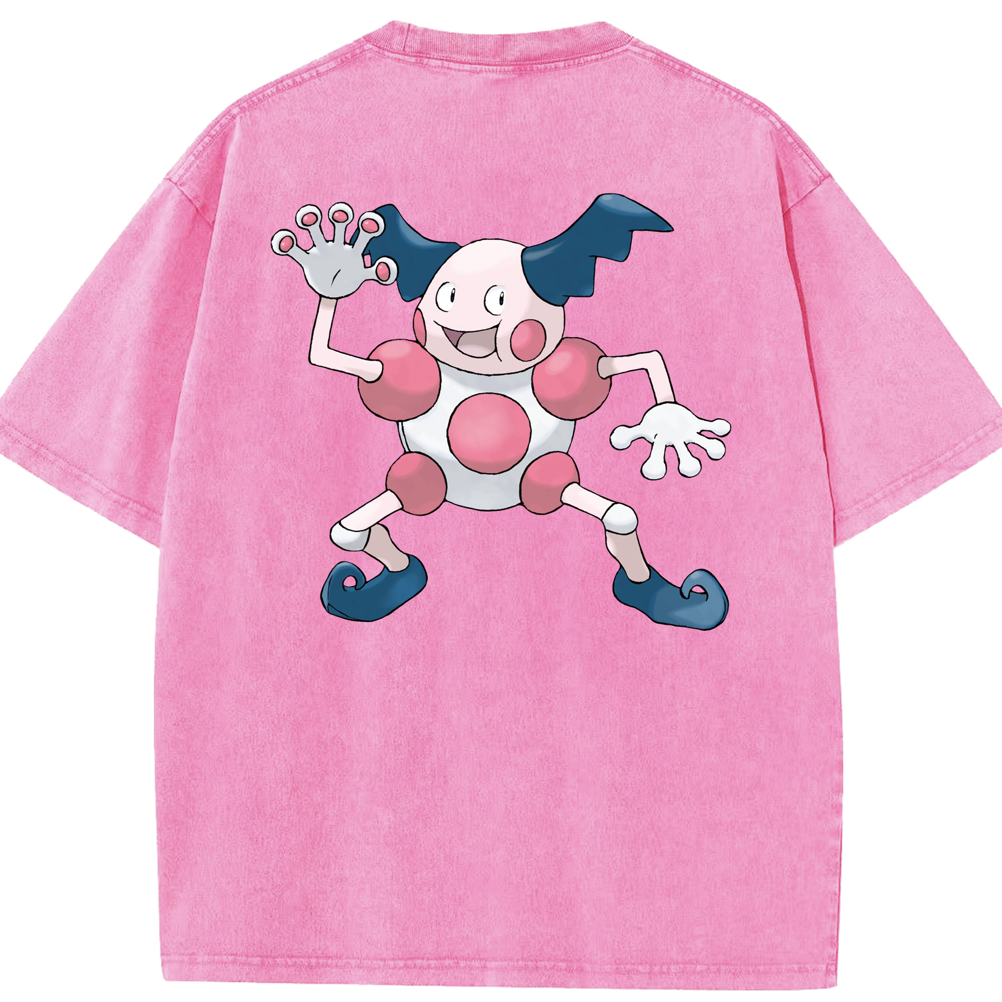 （画像用） ポケットモンスター Pokémon 綿100% ヴィンテージ風 半袖Tシャツ（背面プリント）